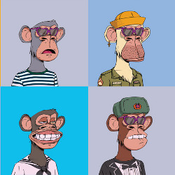 Bored Ape characters, illustration