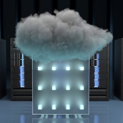 smoke coming from the top of a computer, illustration