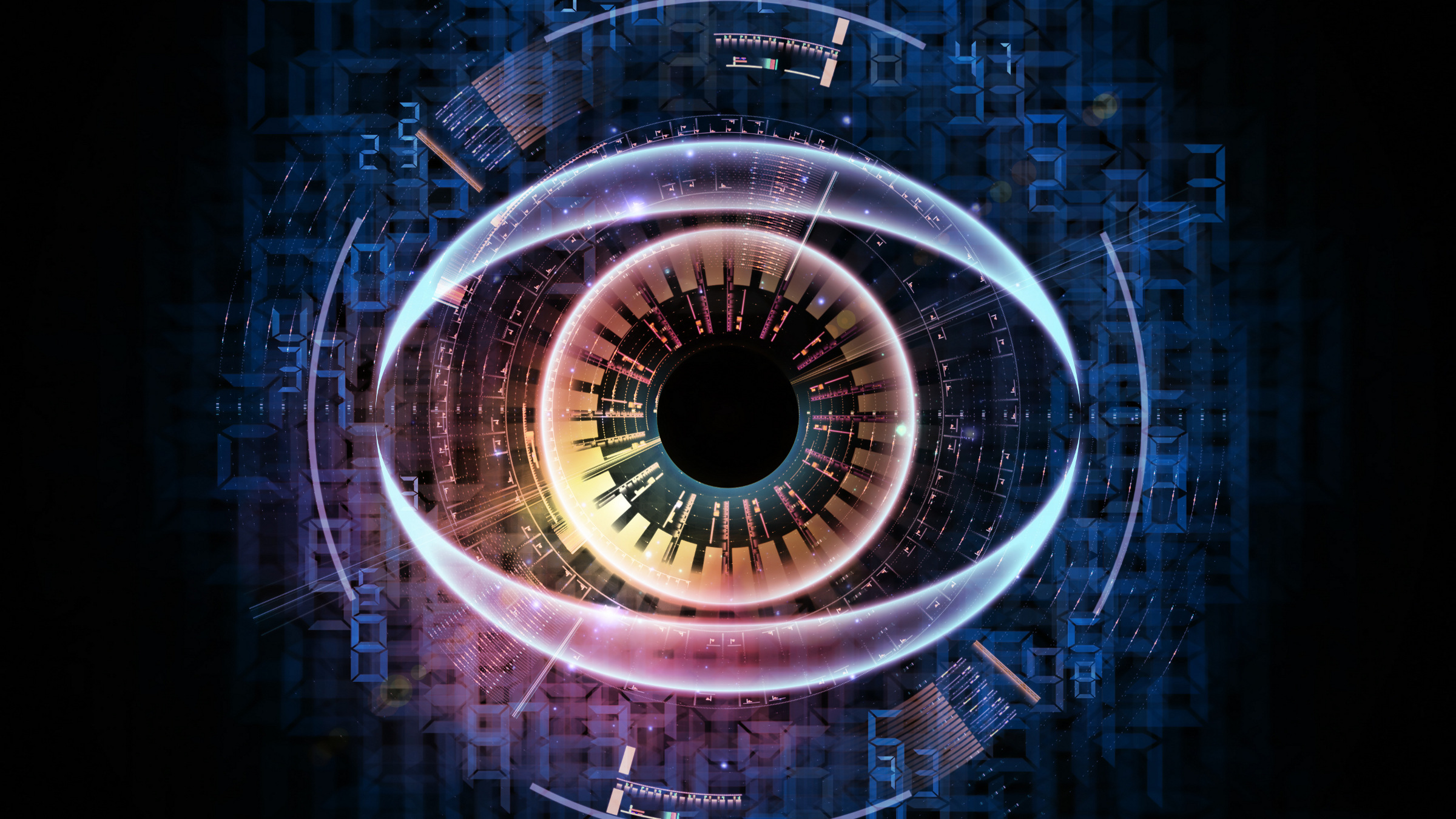 Credit: Getty Images robotic eye suggesting machine vision, illustration