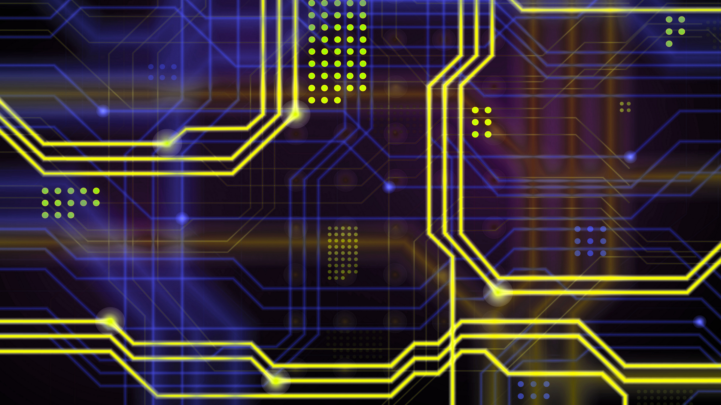 circuit board vias, illustration