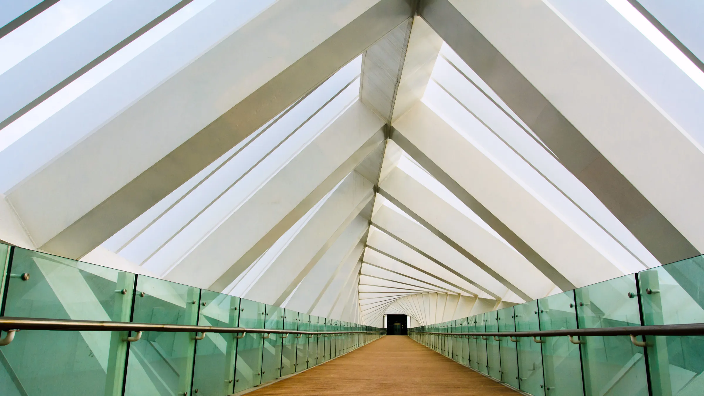 canal foot bridge interior architecture