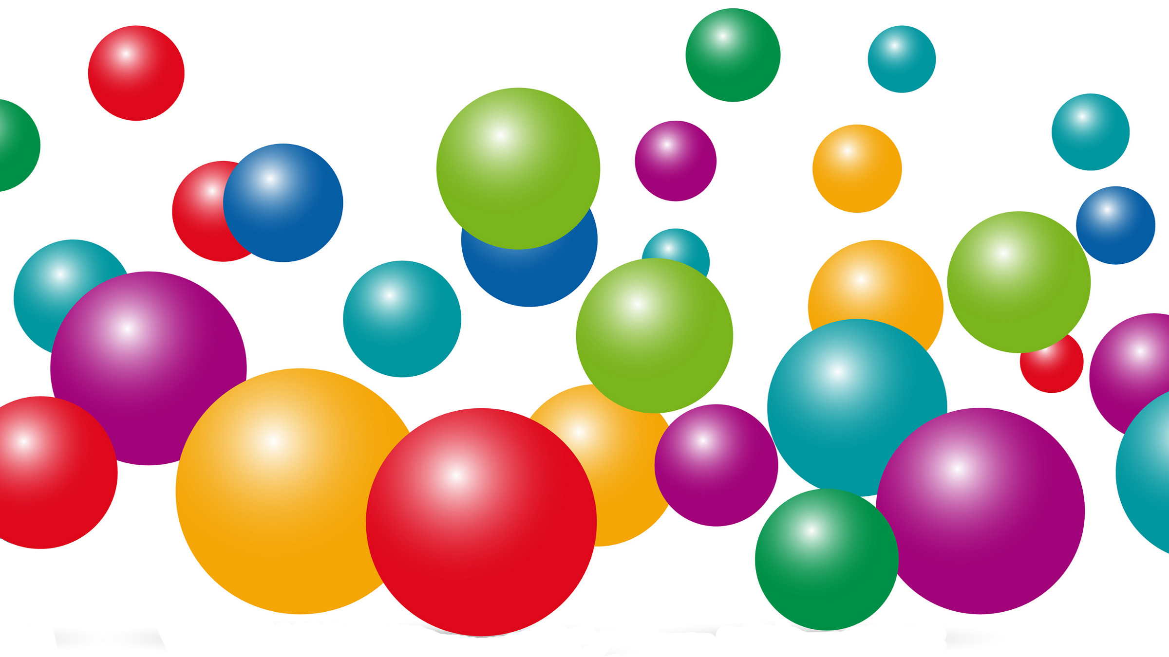 bouncing colored balls