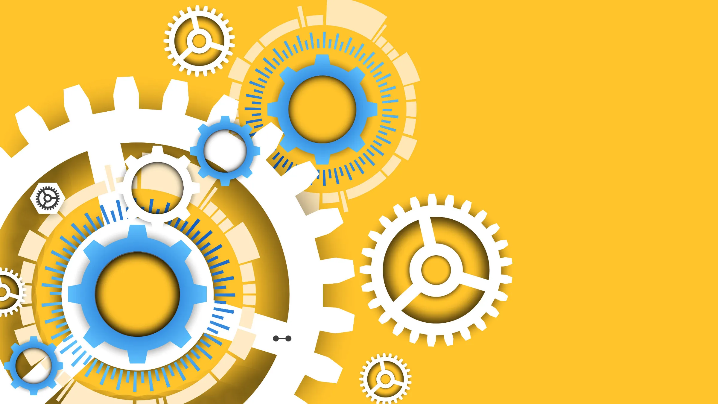 abstract technology gears