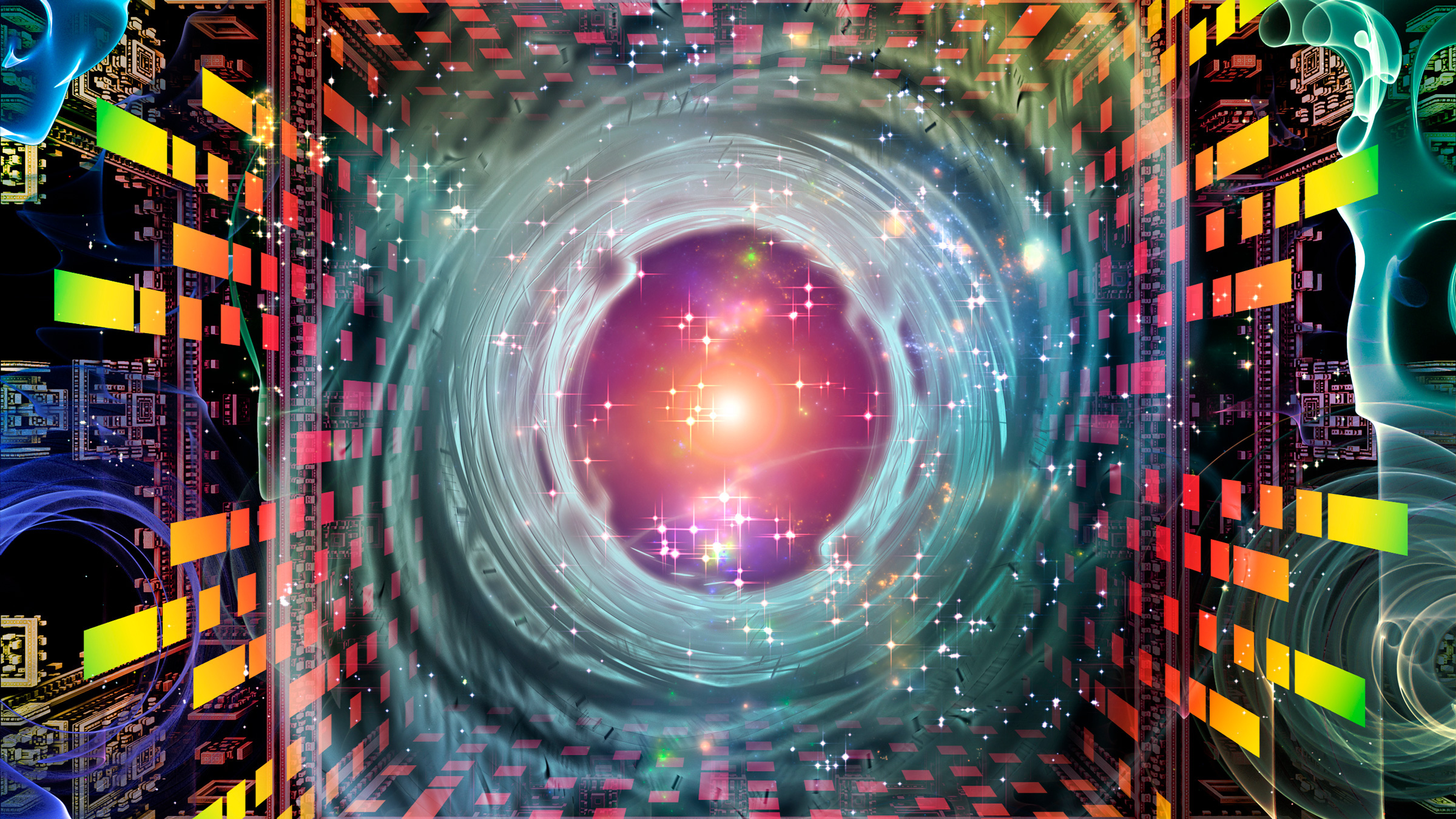 spinning orb in a frame