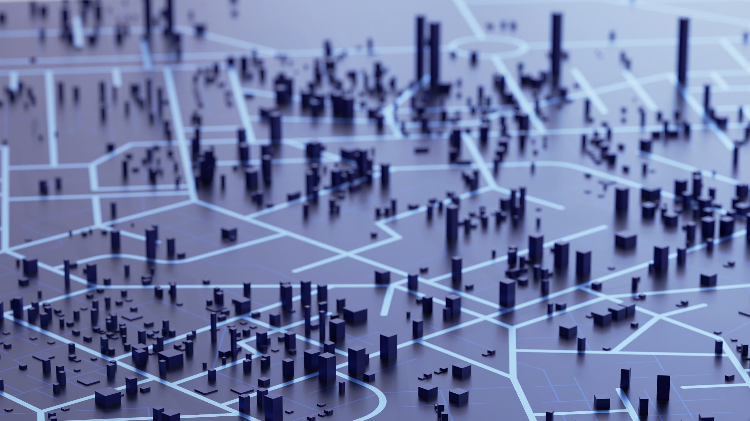 3D model of a city