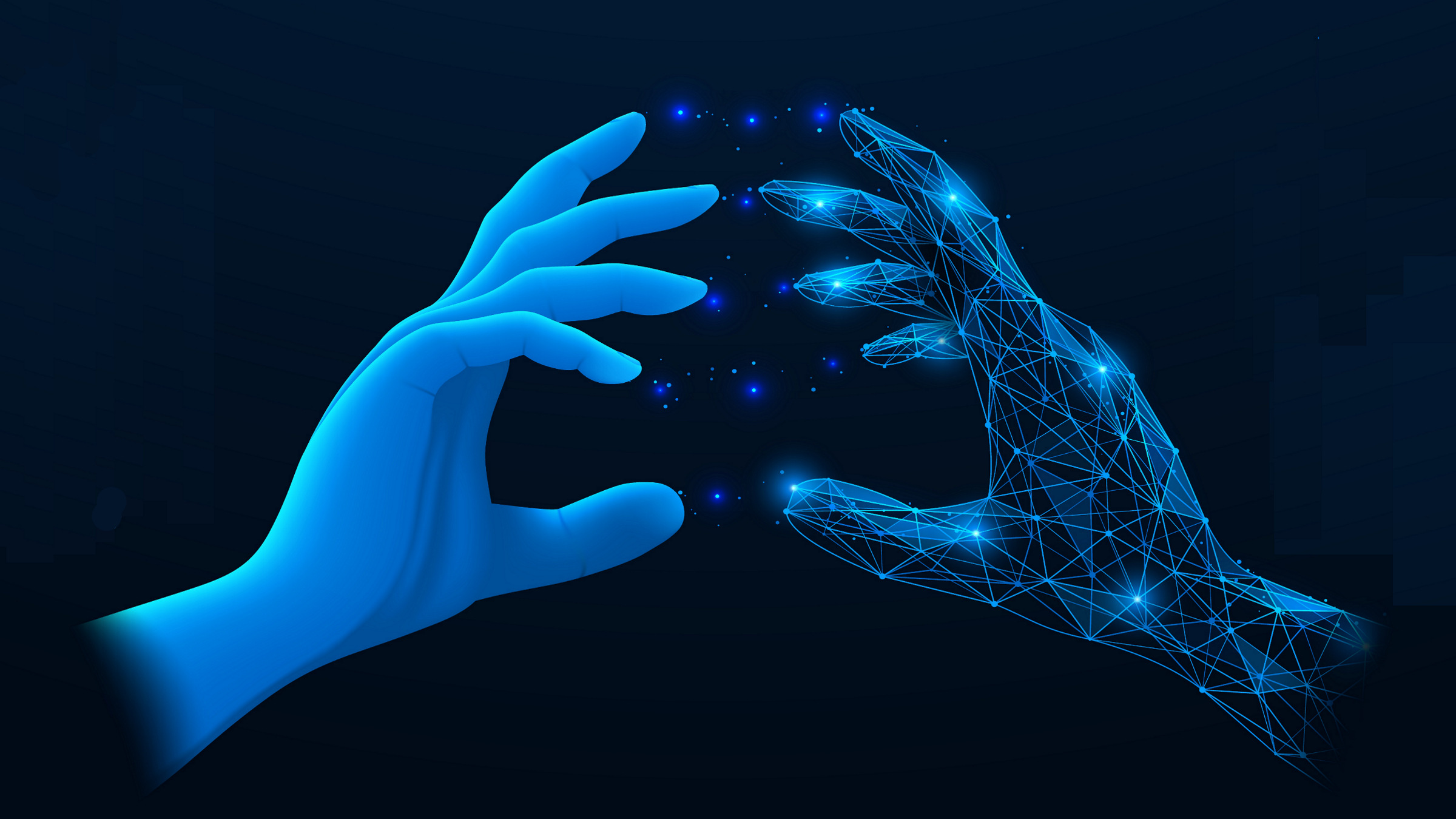 human hands interacting