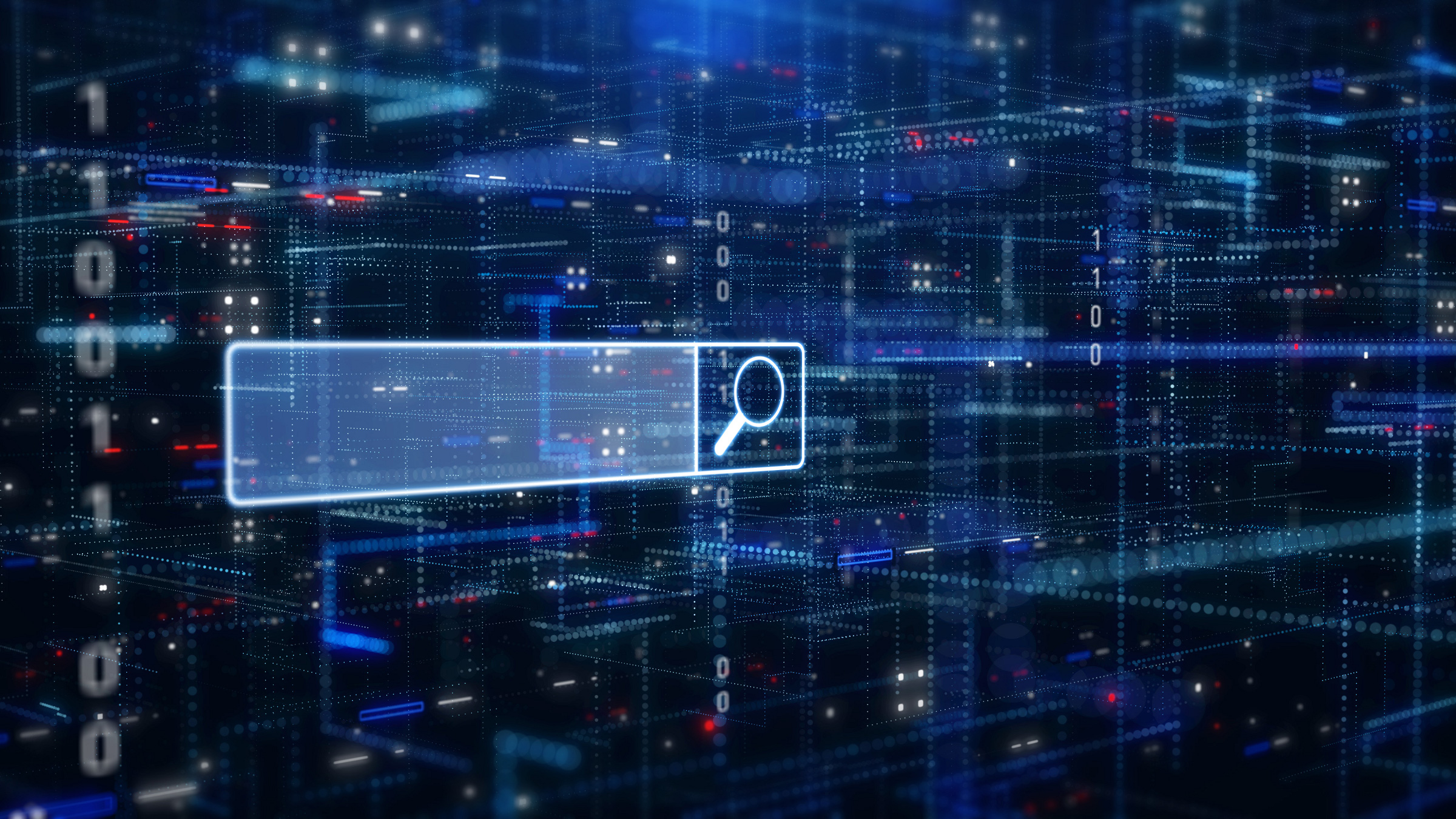 AI-powered search concept